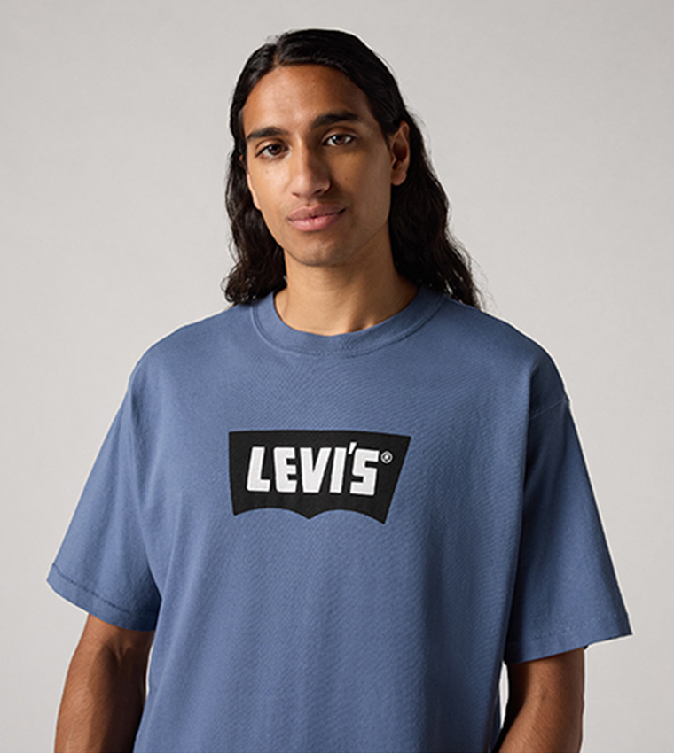 Levi's  Round Neck T-Shirts - Blue Round Neck T-Shirts