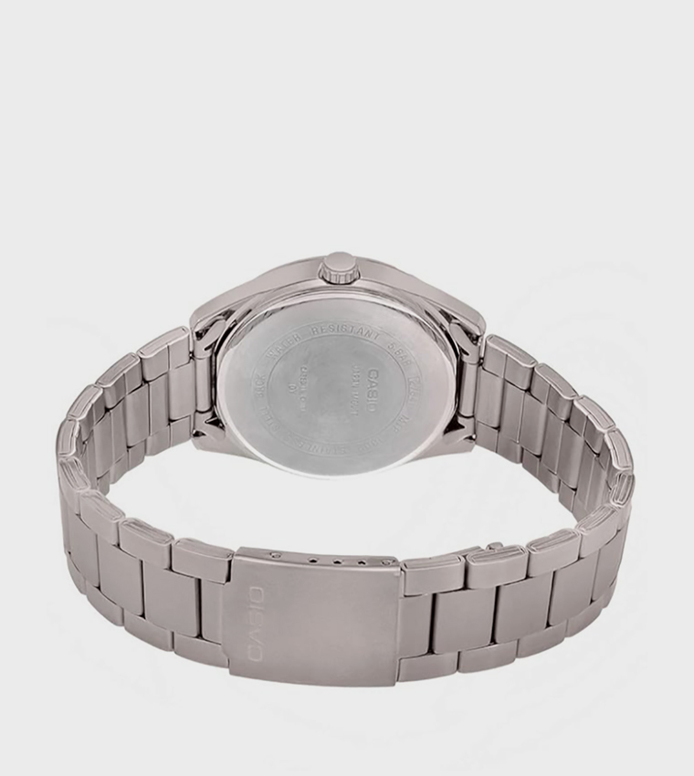 White Dial Stainless Steel Analog Watch