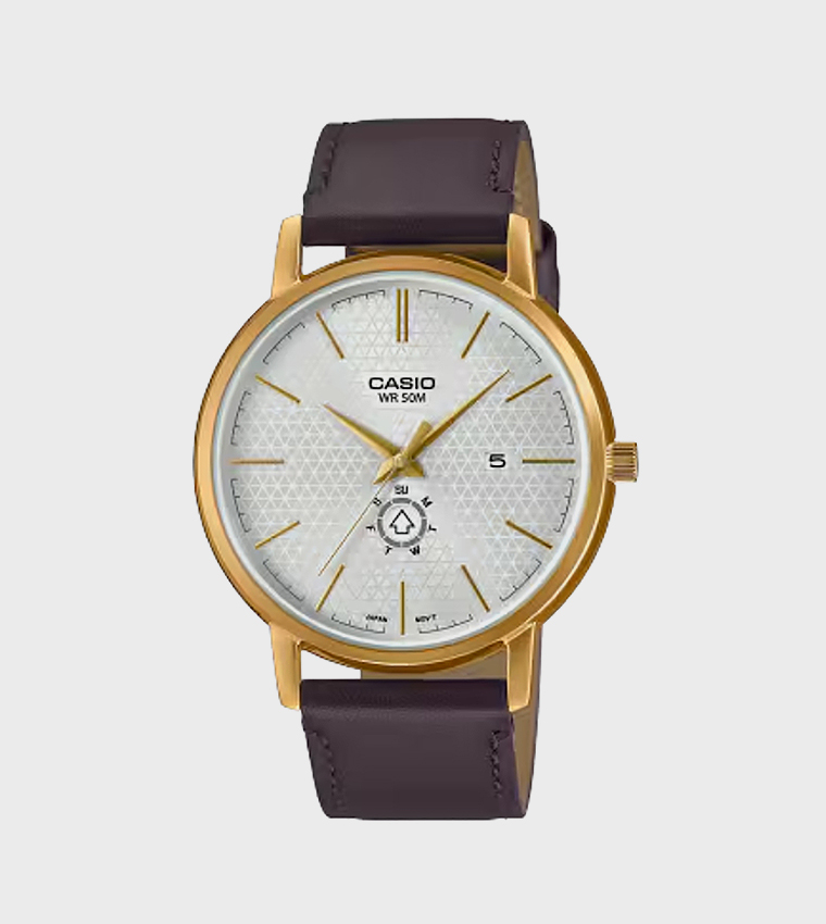White Dial Analog Watch