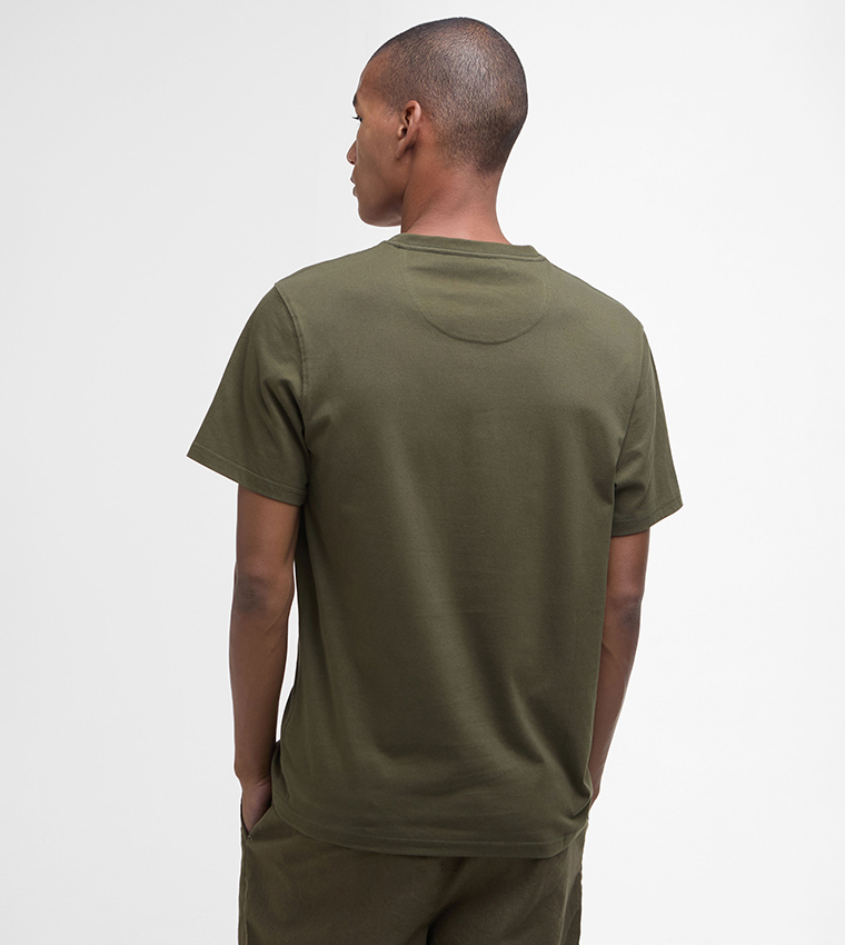 Logo Printed Preppy Crew Neck T-Shirt