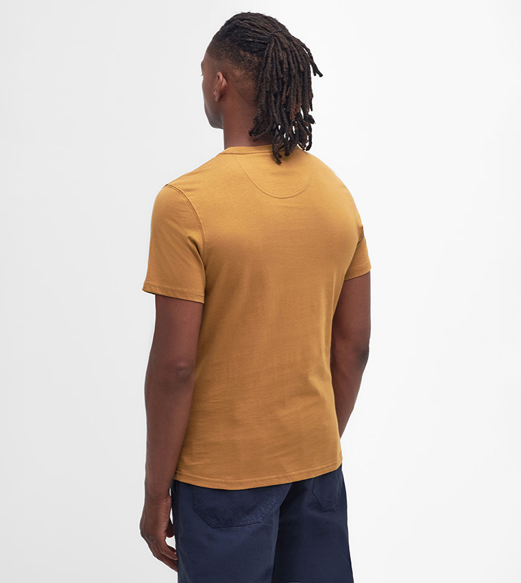 Logo Printed Preppy Crew Neck T-Shirt