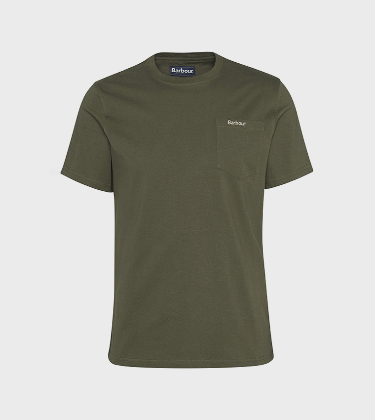 Logo Embroidered Langdon Crew Neck T-Shirt