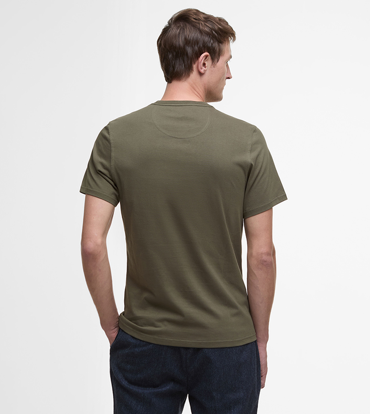 Logo Embroidered Langdon Crew Neck T-Shirt