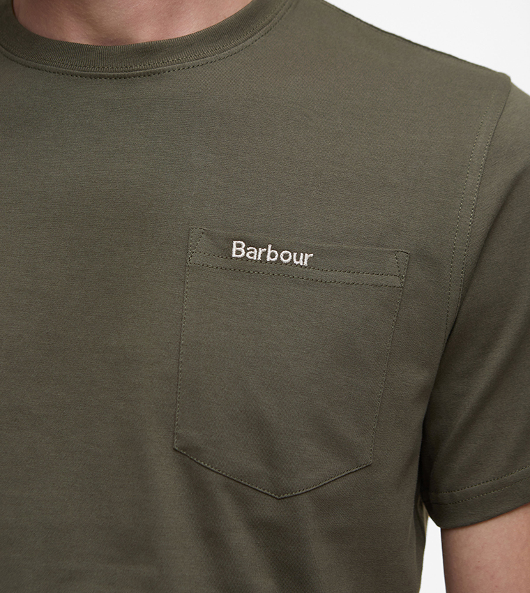 Logo Embroidered Langdon Crew Neck T-Shirt