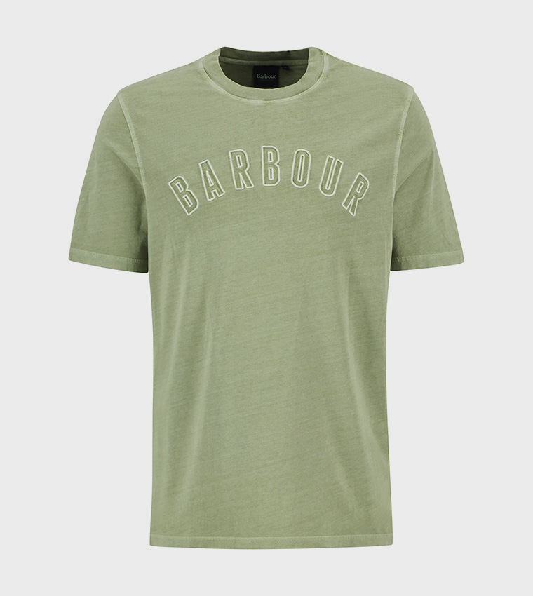 BANFORD Logo Embroidered Relaxed Fit T-Shirt