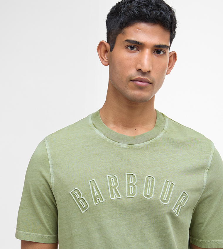 BANFORD Logo Embroidered Relaxed Fit T-Shirt