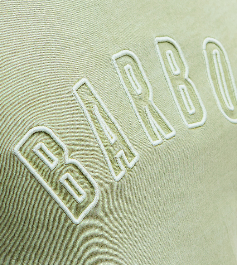 BANFORD Logo Embroidered Relaxed Fit T-Shirt