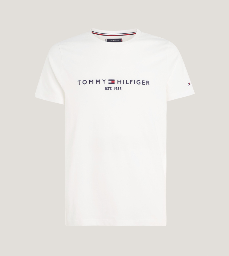 Logo printed Short Sleeves Casual T-Shirt