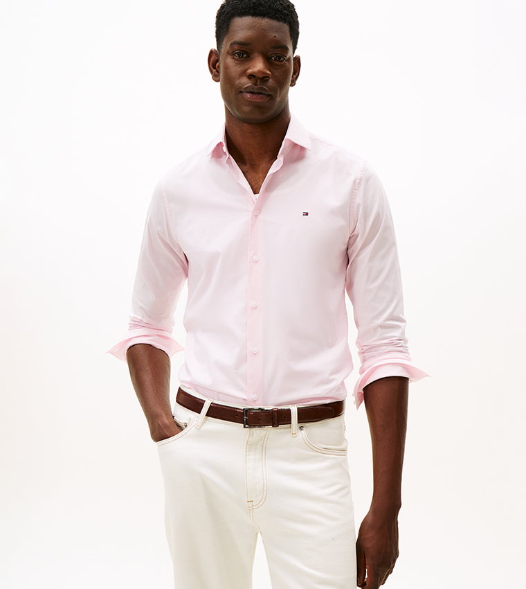 FLEX Logo Detail Poplin Shirt