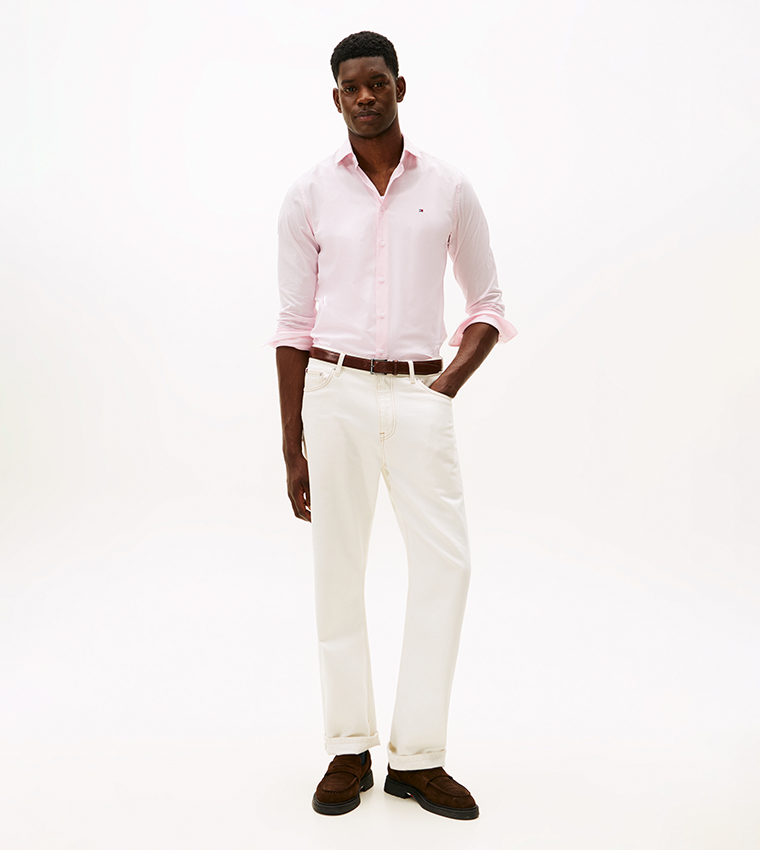 FLEX Logo Detail Poplin Shirt