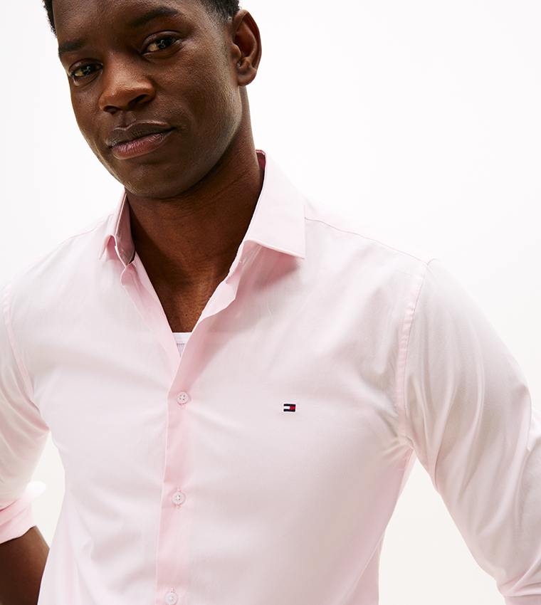 FLEX Logo Detail Poplin Shirt