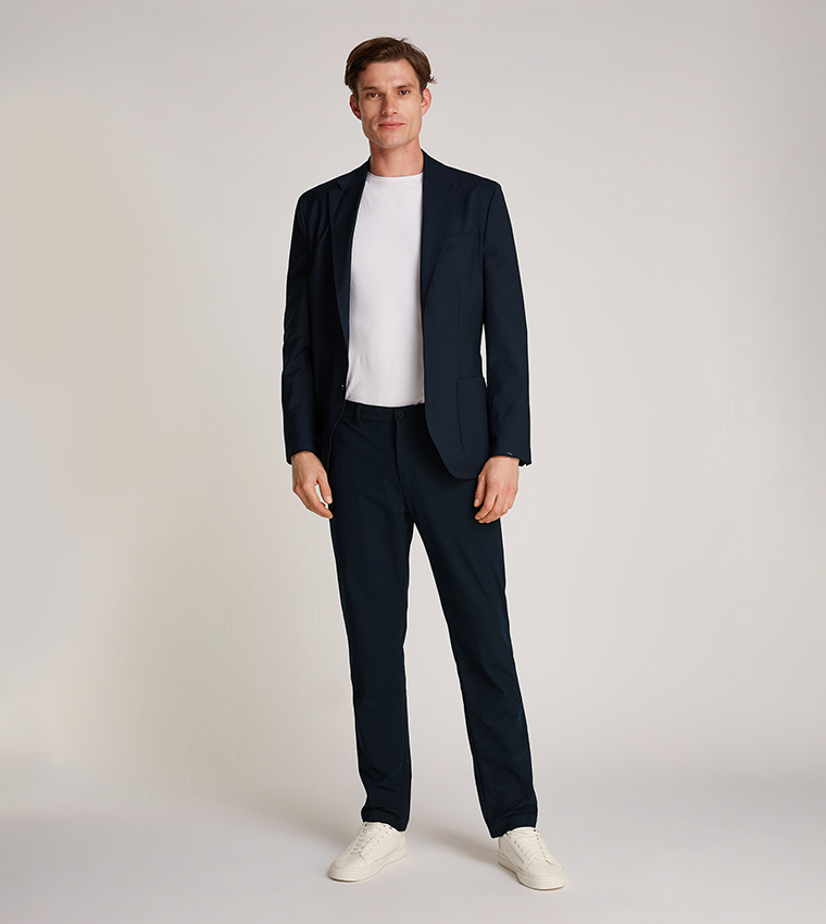 Pocket Detail Lapel Collar Blazer