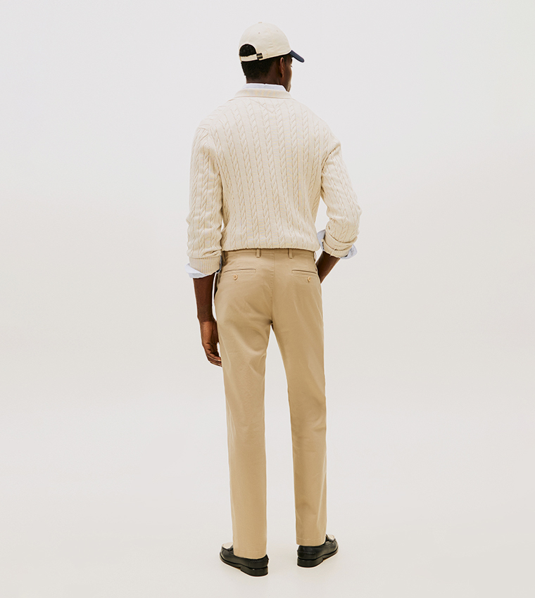 HARLEM Essential Twill Slim Fit Chinos