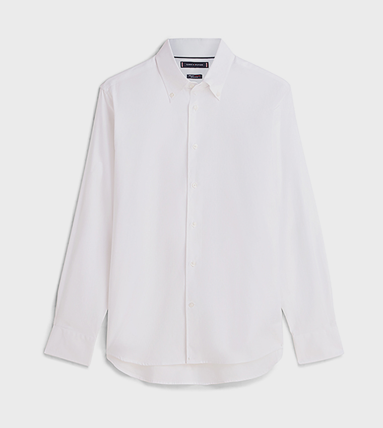Solid Long Sleeves Twill Shirt