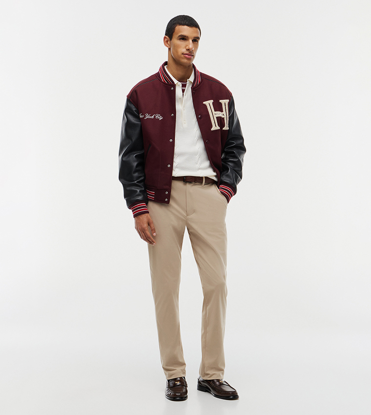 Solid Slim Fit Chinos