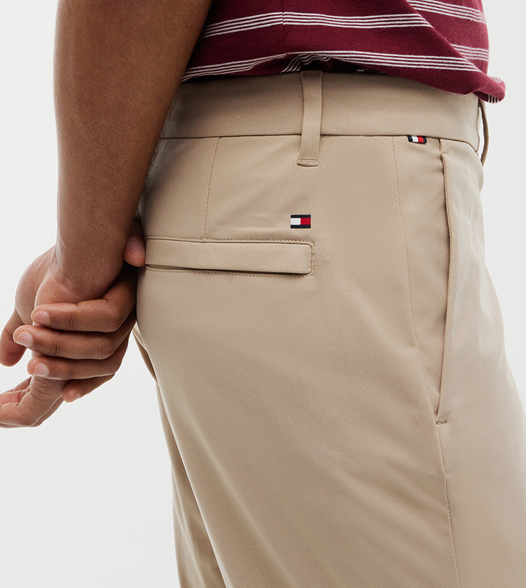 Solid Slim Fit Chinos