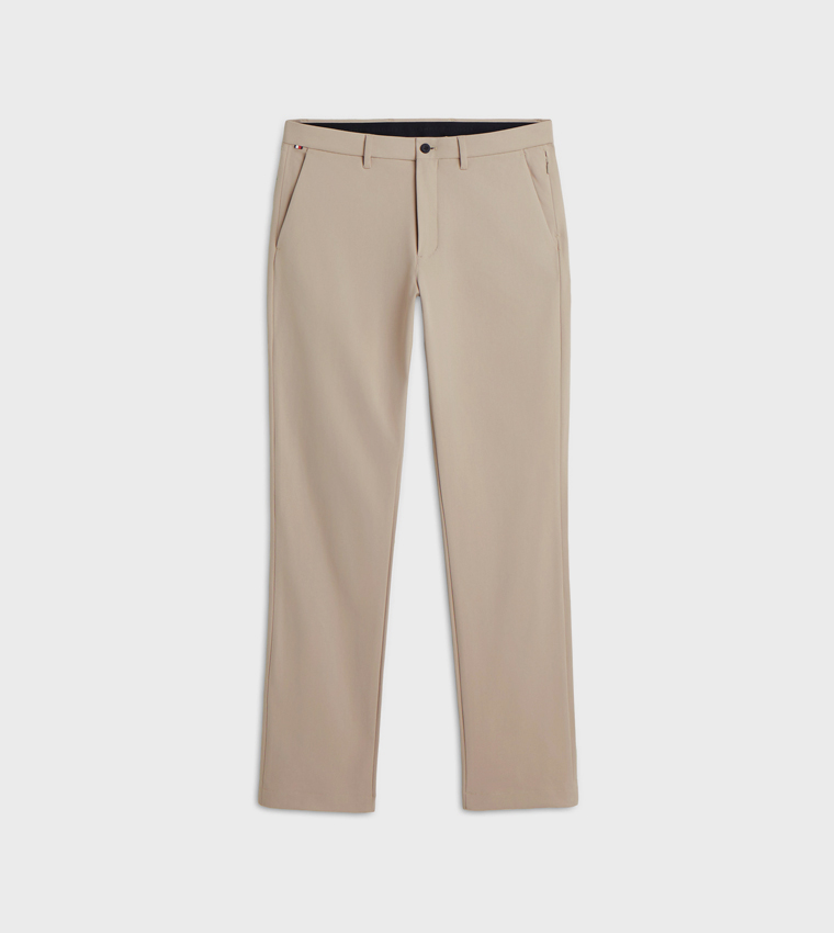 Solid Slim Fit Chinos