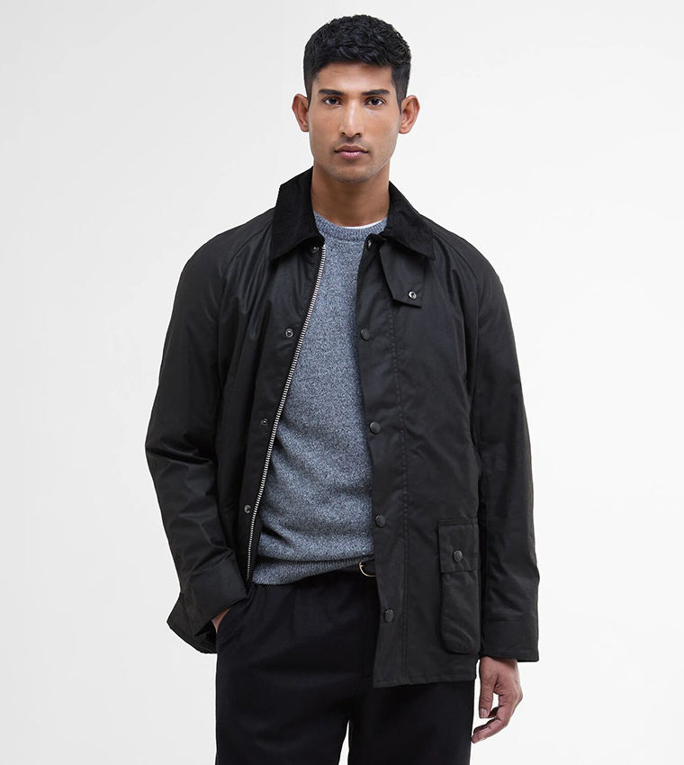 Solid Button Closure Casual Jacket