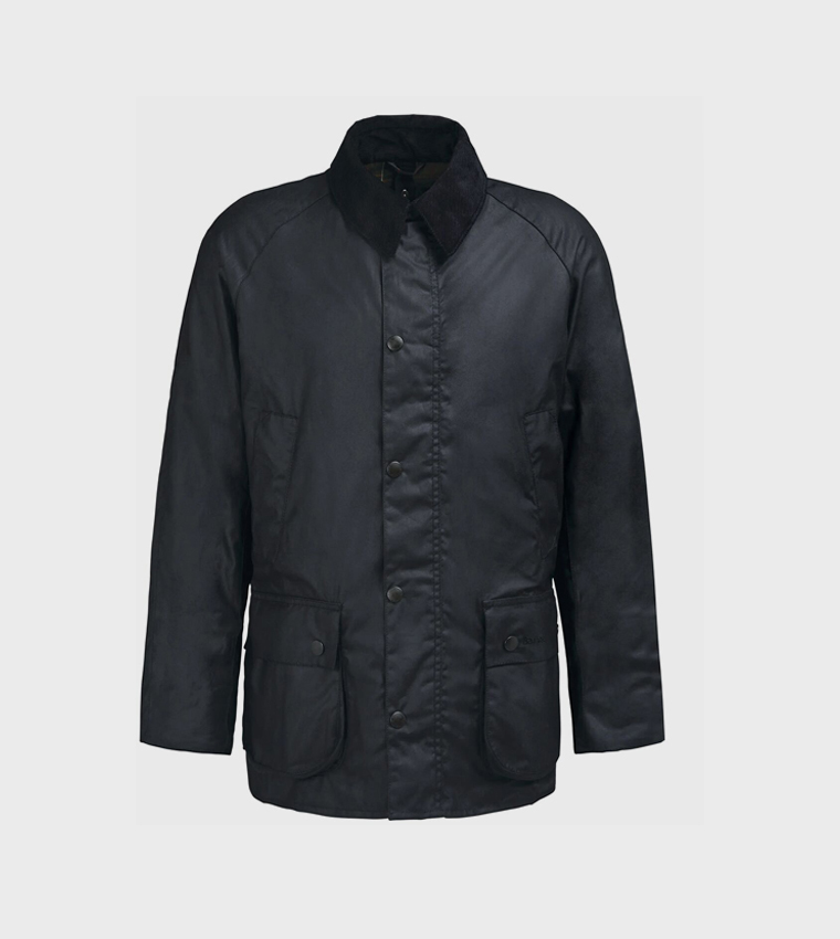 Solid Button Closure Casual Jacket
