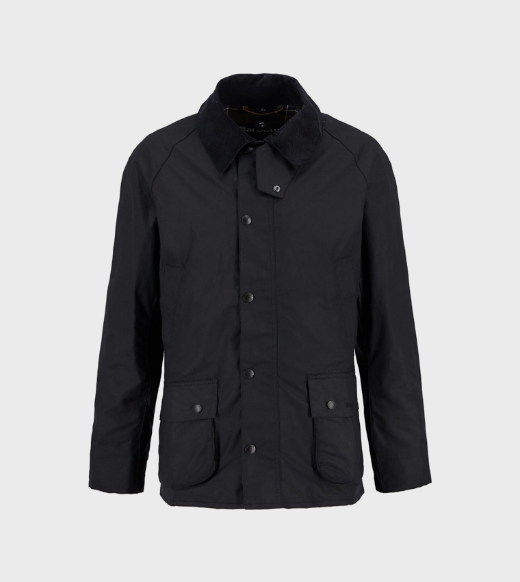 Solid Button Closure Casual Jacket