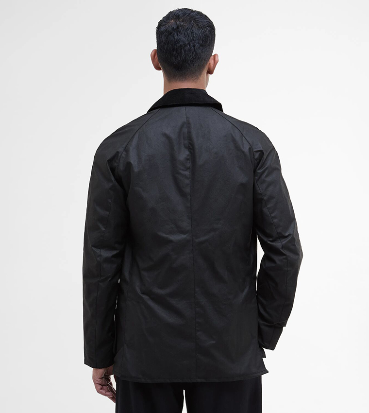 Solid Button Closure Casual Jacket