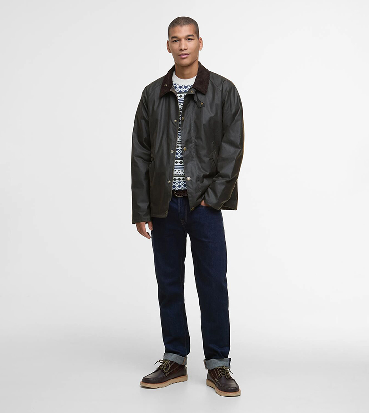 Solid Button Closure Casual Jacket