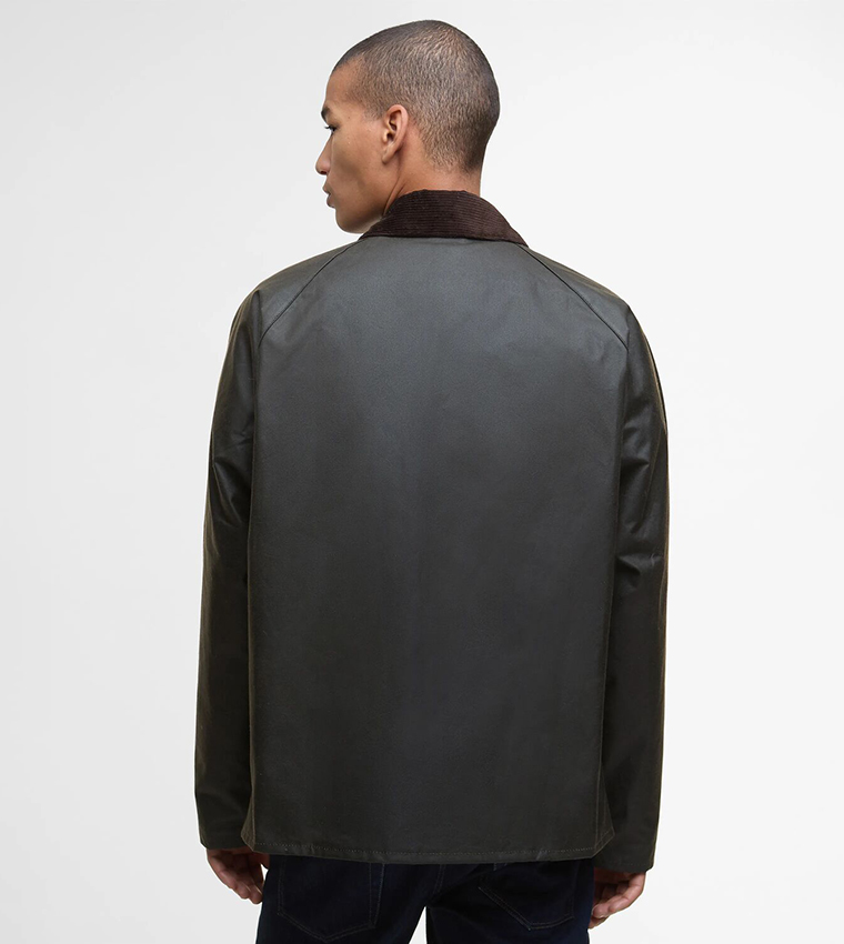 Solid Button Closure Casual Jacket