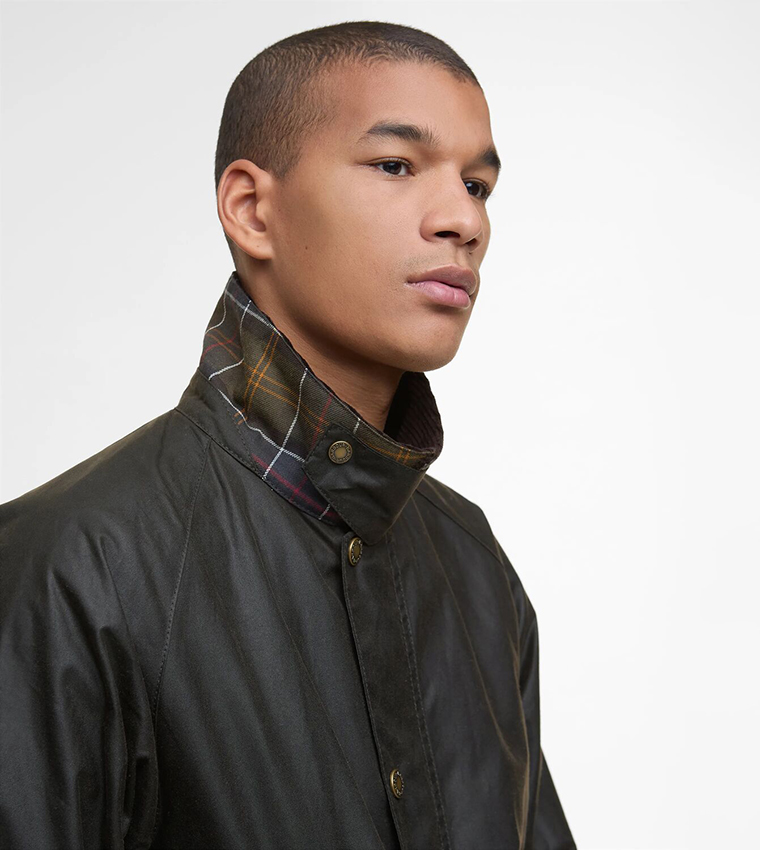 Solid Button Closure Casual Jacket