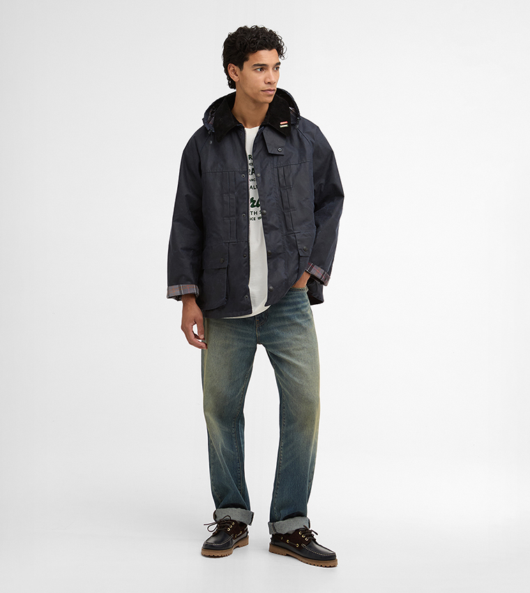 Barbour X Levi's Bedale Wax Oversized Jacket
