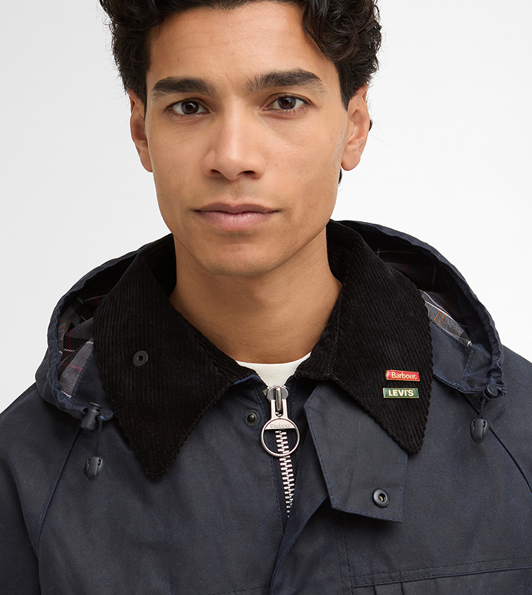 Barbour X Levi's Bedale Wax Oversized Jacket