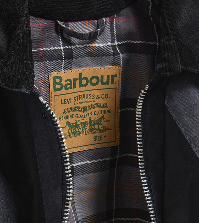 Barbour X Levi's Bedale Wax Oversized Jacket