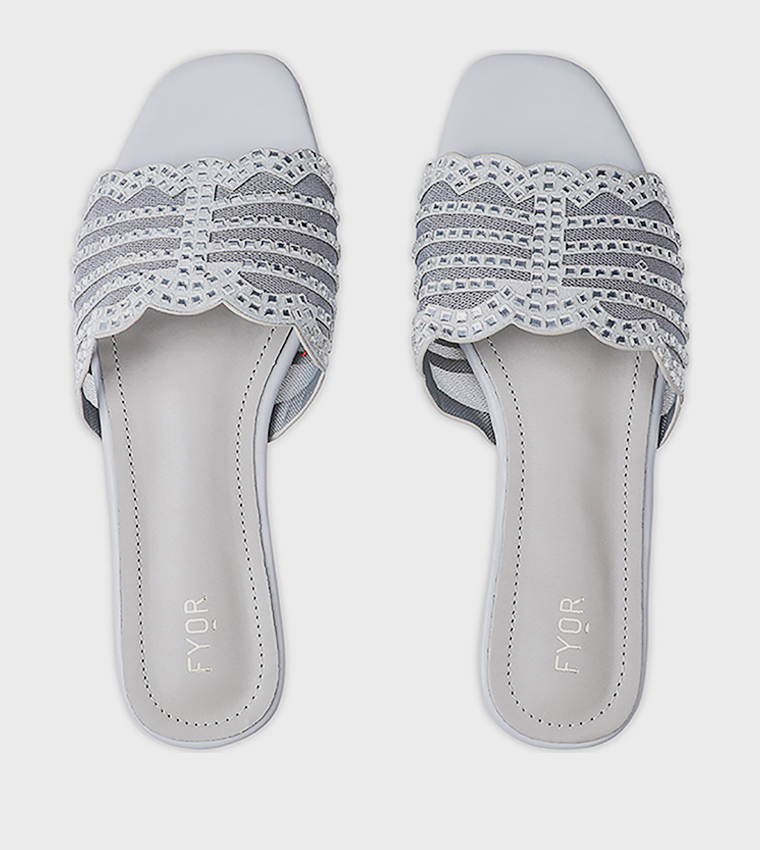 Embellished Flat Sandals