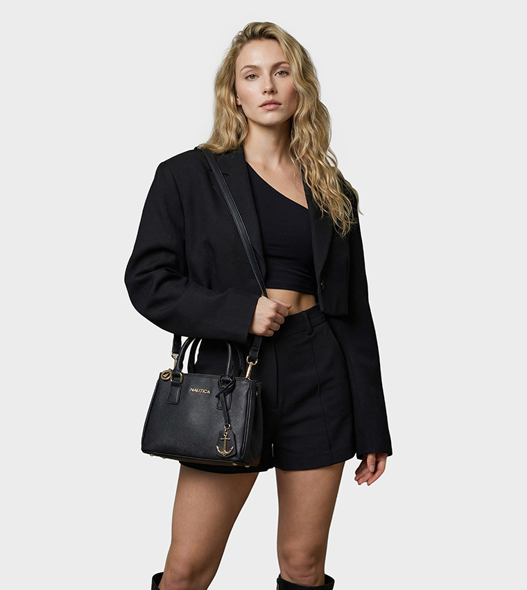 ALICE Logo Detail Satchel Bag