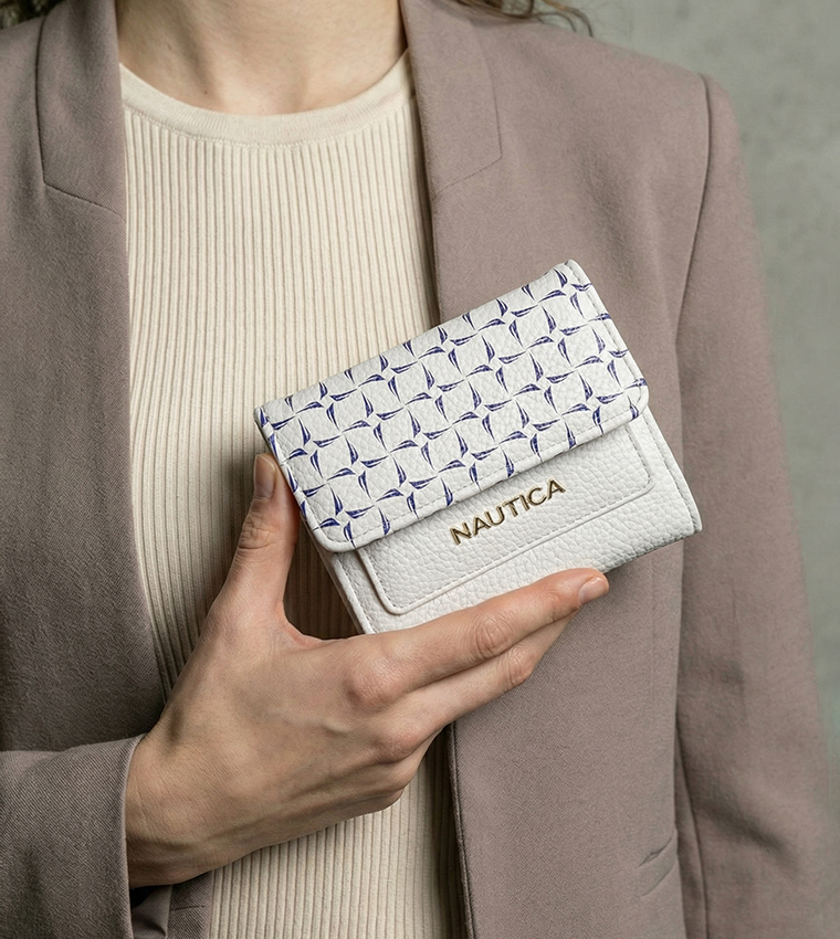 ELLA Patterned Tri-Fold Wallet