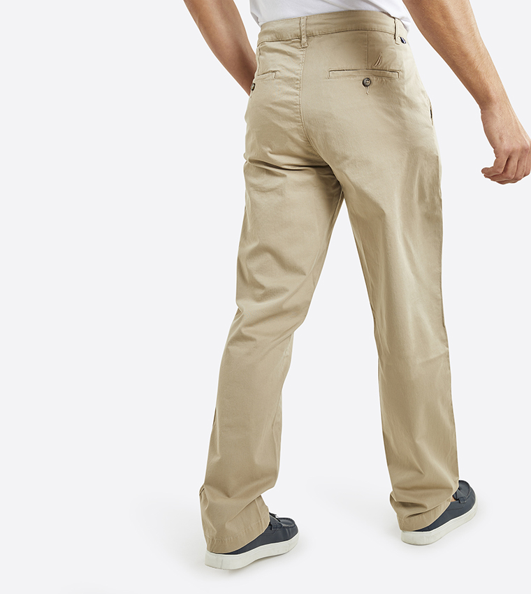 NELSON Solid Mid Rise Trousers