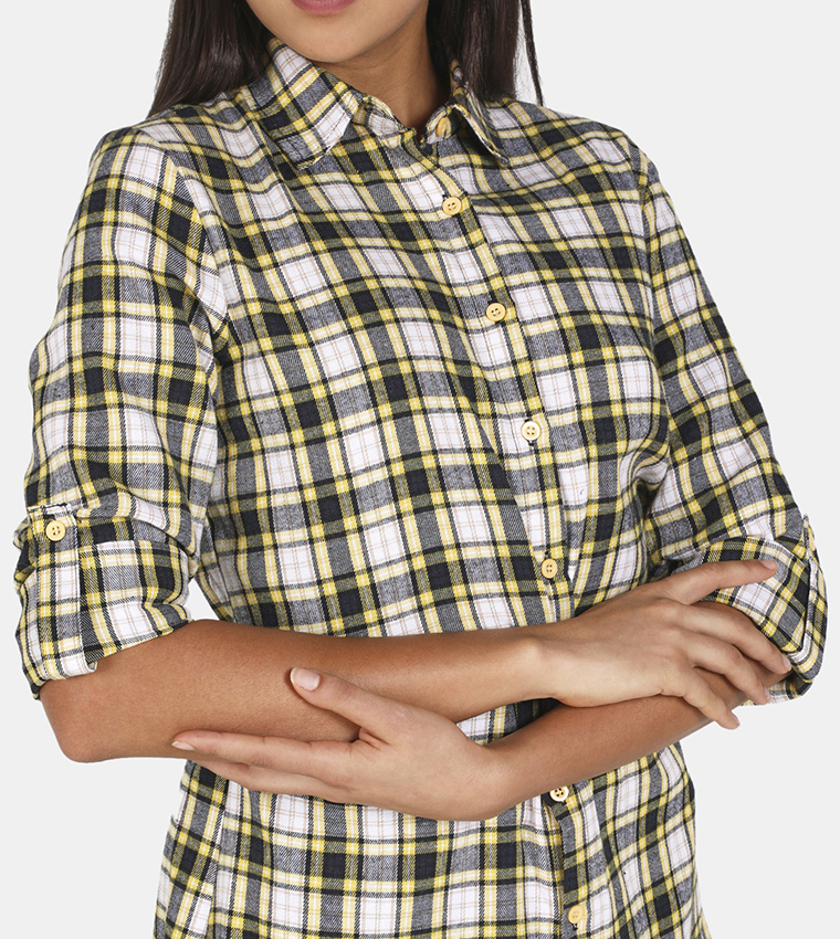 Checkered Mini Dress