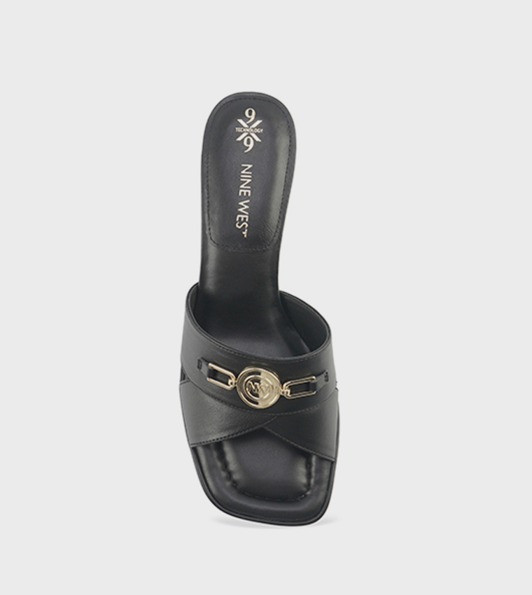 NADRILA2 Metal Detail Heeled Sandals