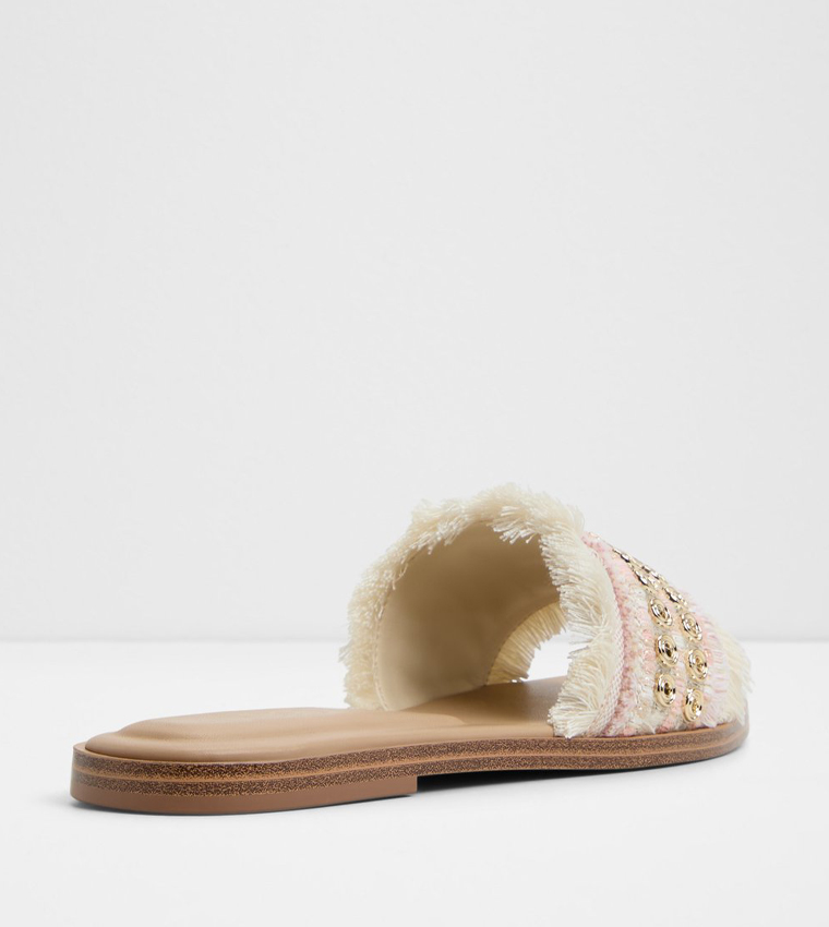 NALANI Embellished Flat Sandals