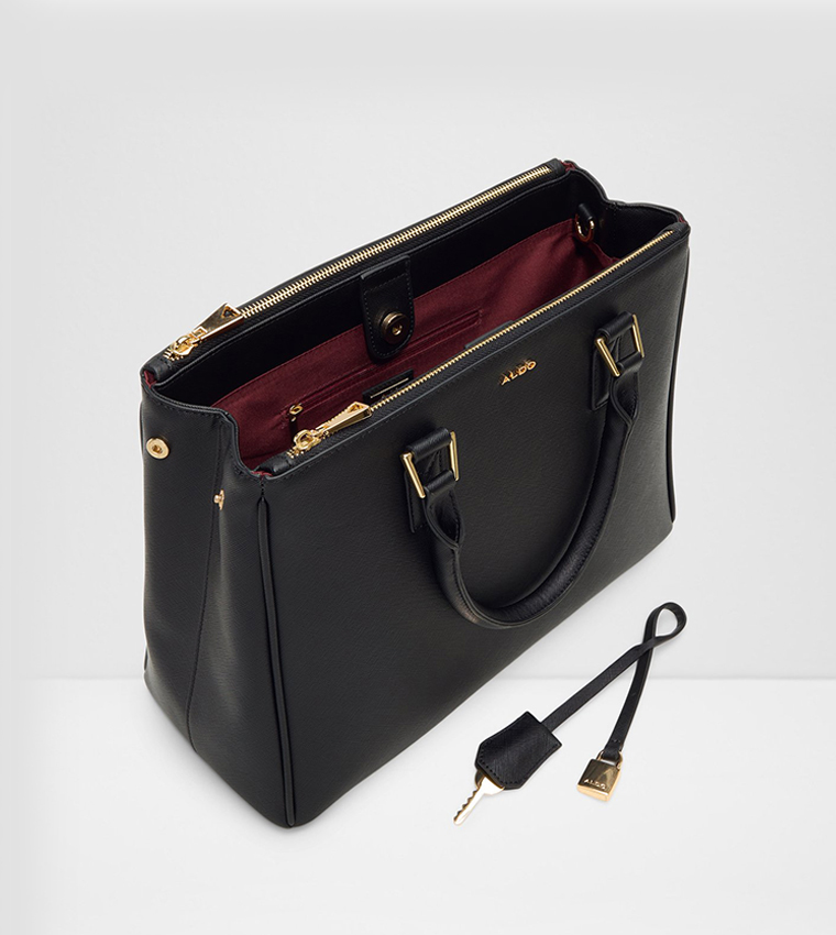 NANEVER Textured Satchel Bag