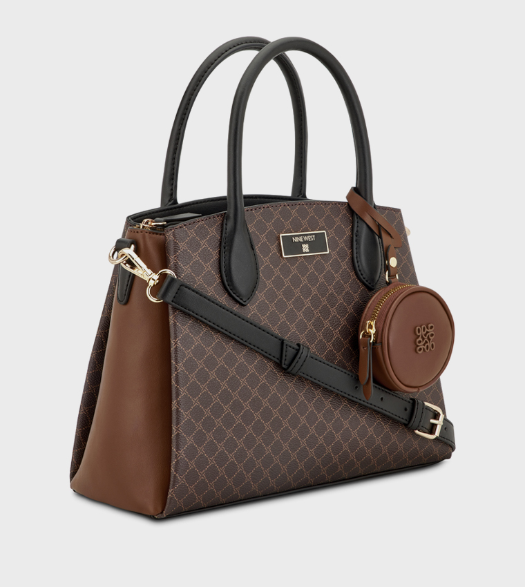MARY Monogram Patterned Satchel Bag