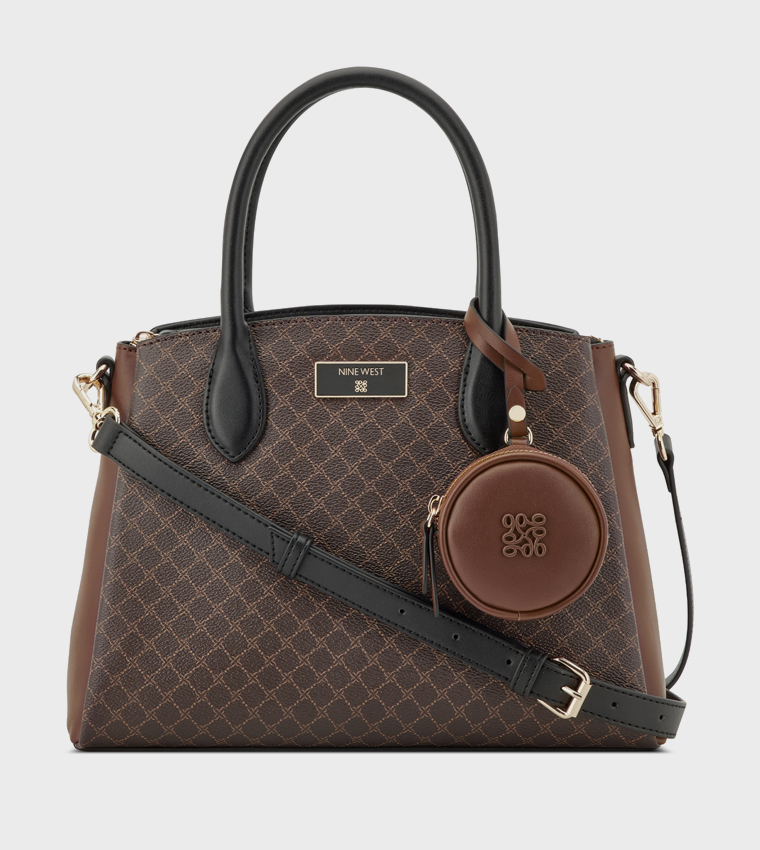 MARY Monogram Patterned Satchel Bag