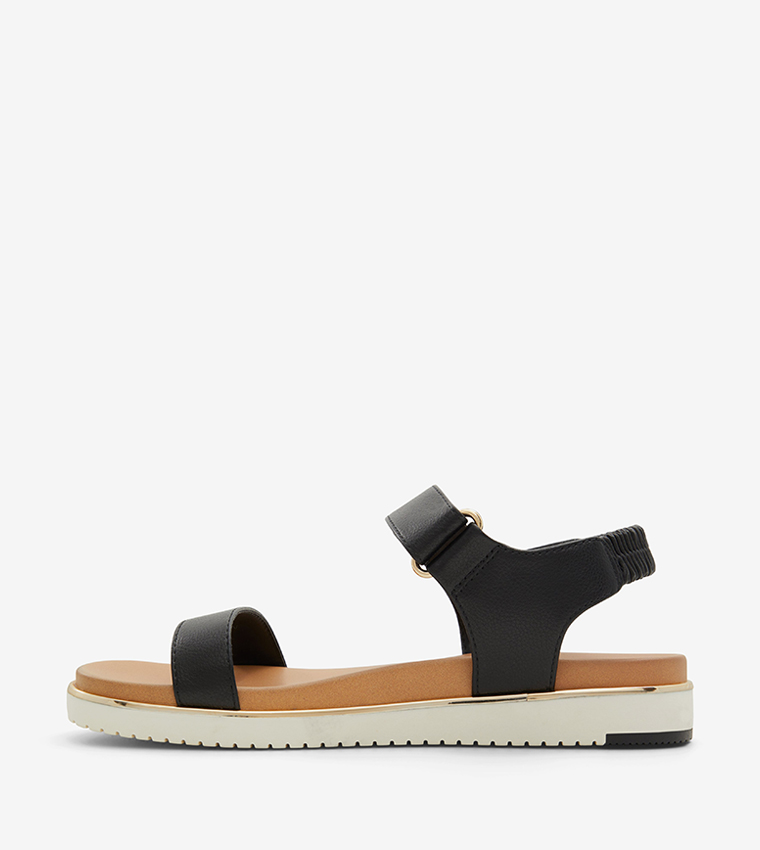 NEEMA Open Toe Flat Sandals