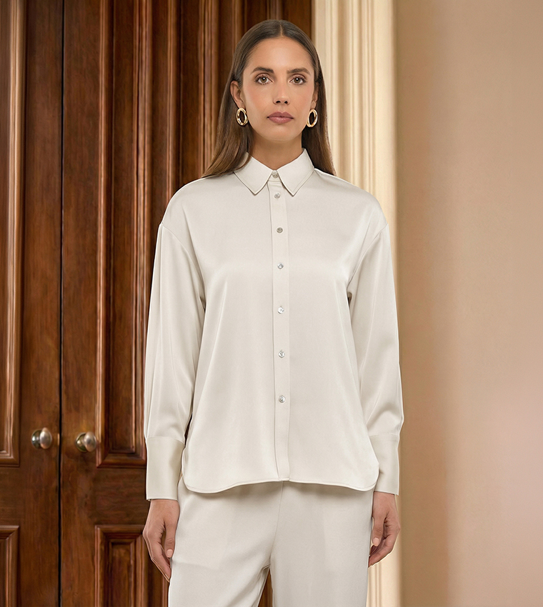 Solid Long Sleeves Shirt