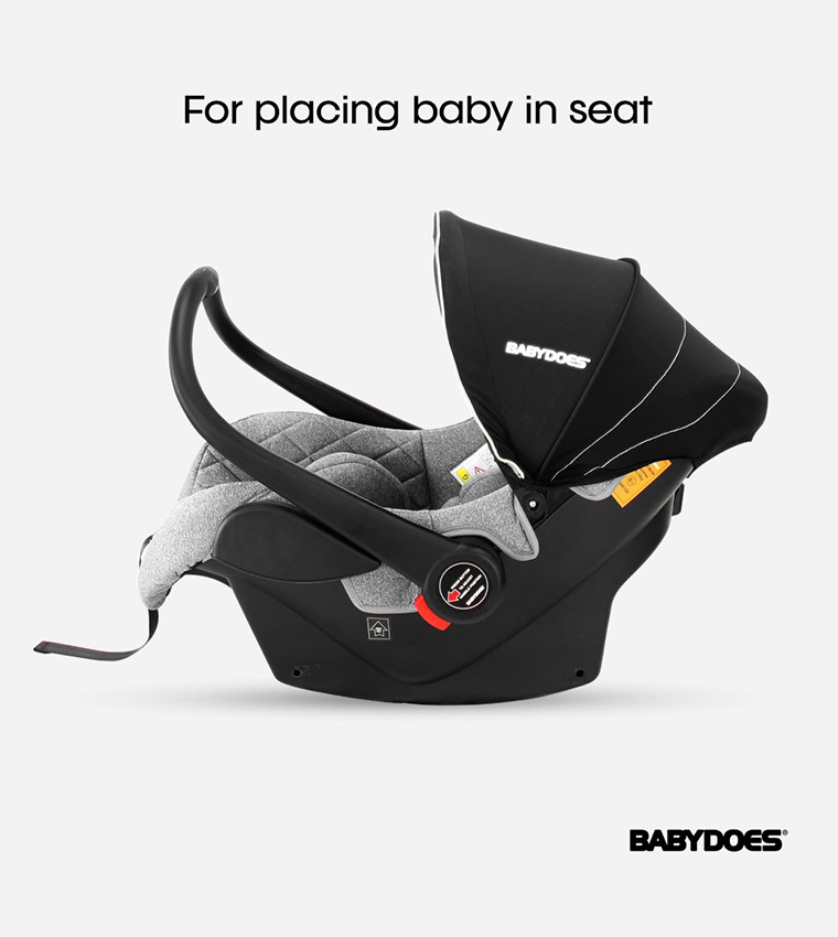 Car Seat Carrier with Full Body Support Cushion (Up to 13 Kg)