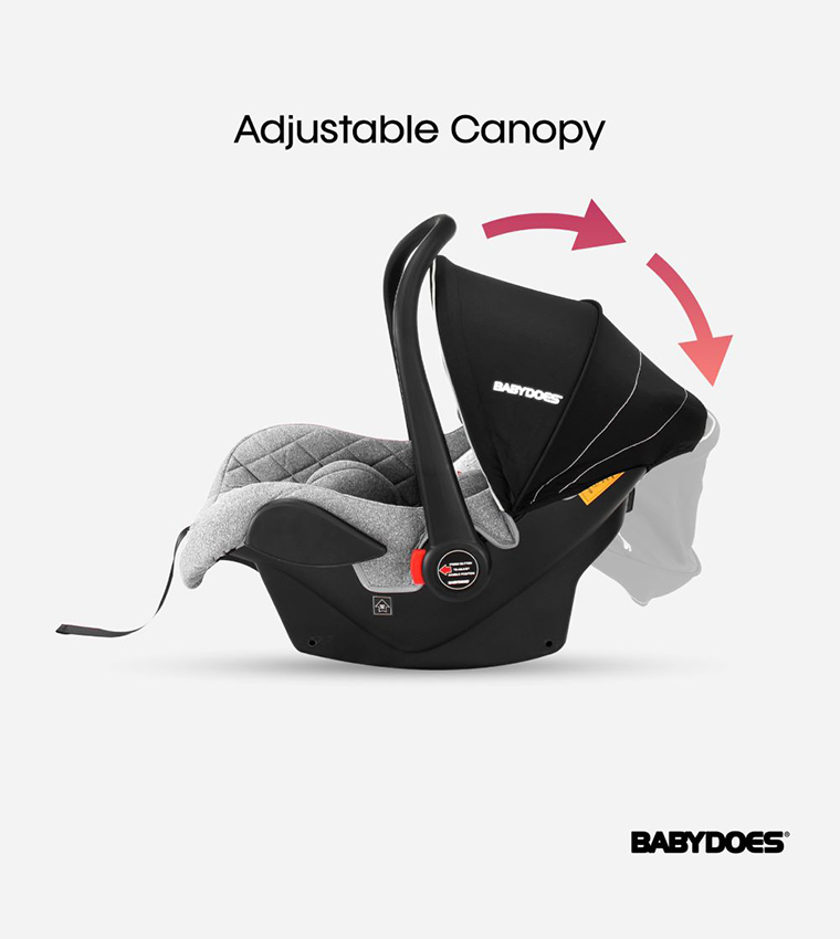 Car Seat Carrier with Full Body Support Cushion (Up to 13 Kg)