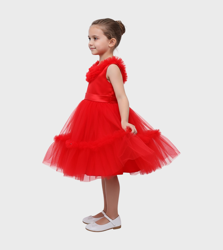 Ddaniela  Party Dress - Red Party Dress