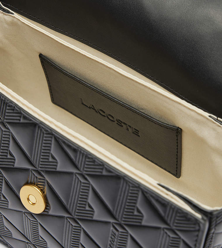 Textured Flap Shoulder Bag