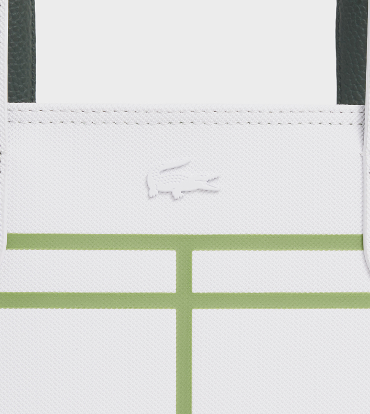 Printed Zip Closure Tote Bag