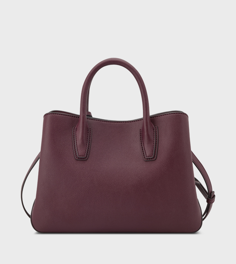 LAKELYN Textured Satchel Bag