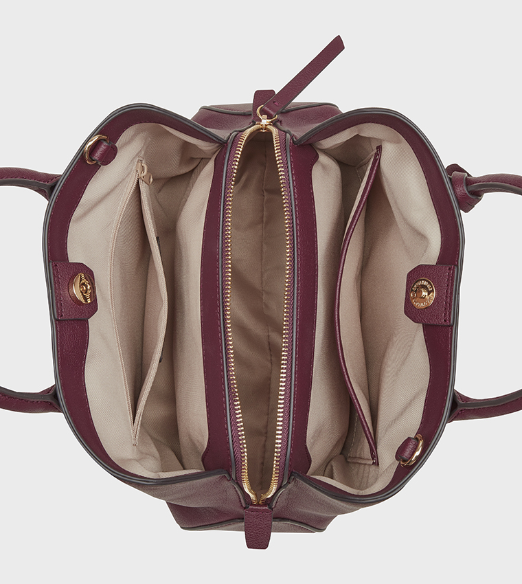 LAKELYN Textured Satchel Bag